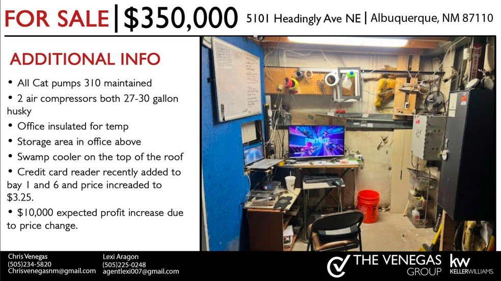 More Photos Of 5101 Headingly Ave NE, Albuquerque Carwash For Sale