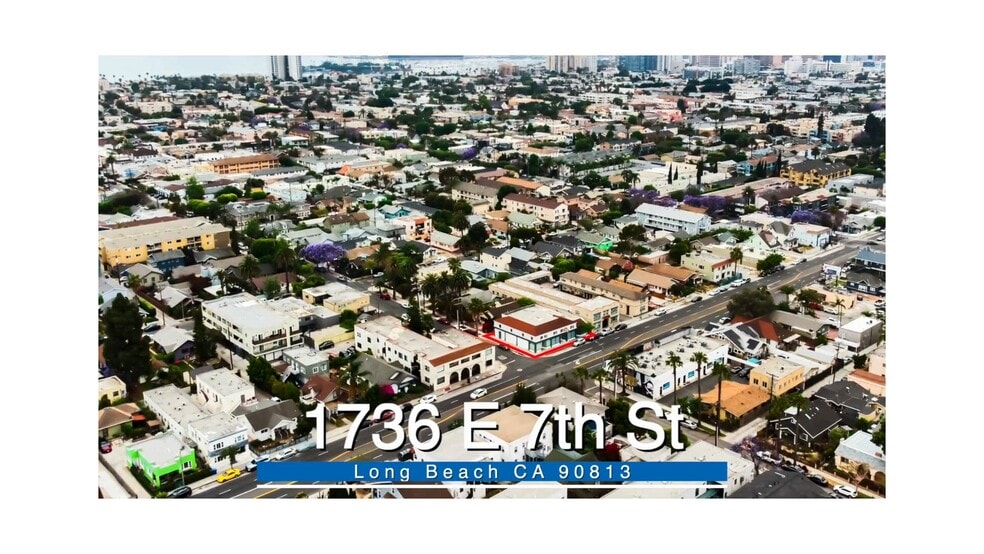 Primary Photo Of 1736-1738 E 7th St, Long Beach Storefront For Sale