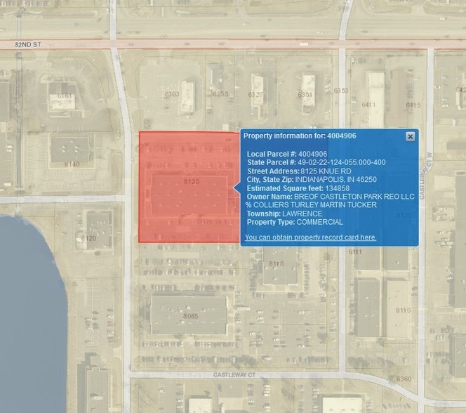 Primary Photo Of 8125 Knue Rd, Indianapolis Office For Lease