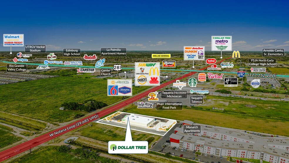 More Photos Of 701 W Nolana Loop, Pharr Department Store For Sale