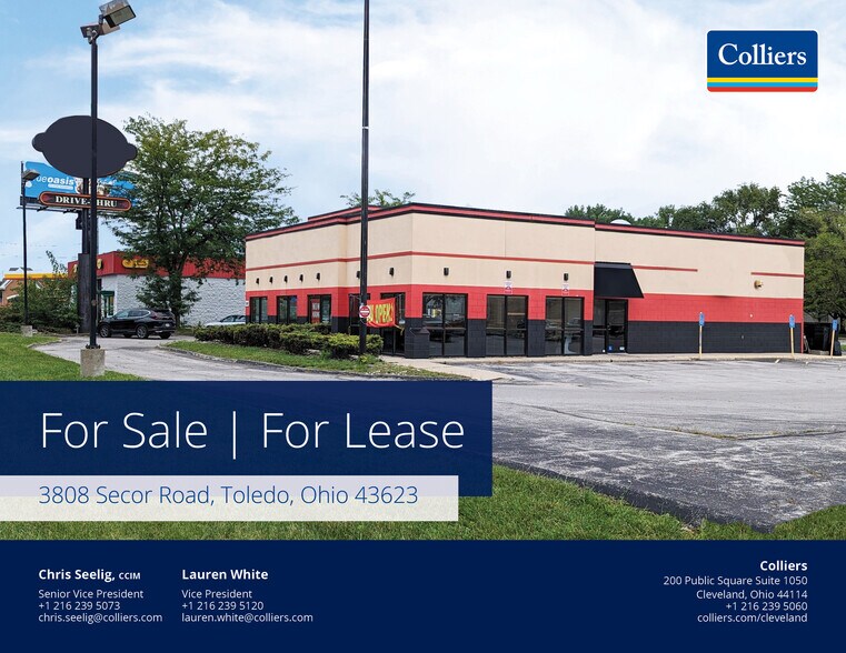 Primary Photo Of 3808 Secor Rd, Toledo Fast Food For Lease