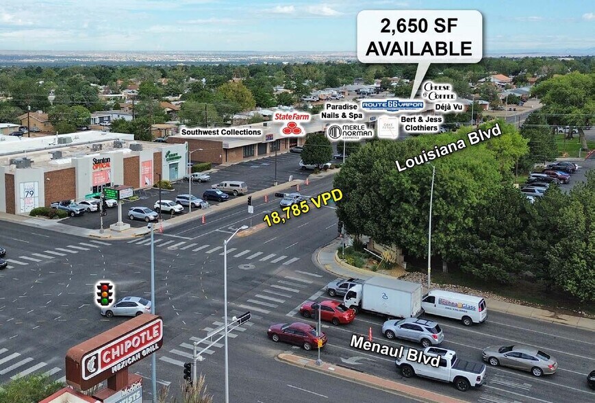 More Photos Of 2633-2685 Louisiana Blvd NE, Albuquerque Storefront For Lease