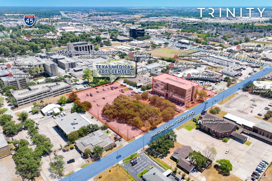 More Photos Of 17070 Red Oak Dr, Houston Medical For Sale