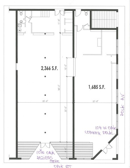 More Photos Of 106 W Oak St, Arcadia Storefront For Sale