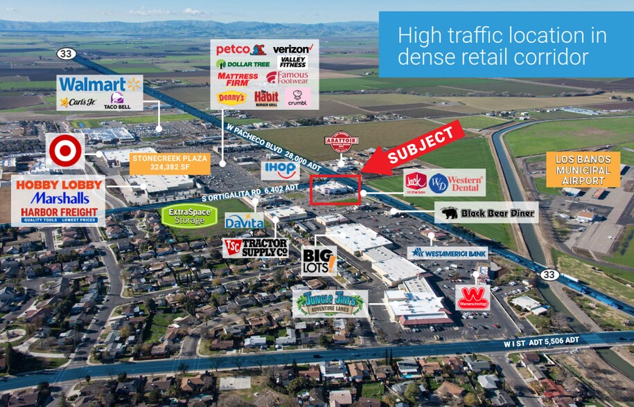More Photos Of 1209 W Pacheco Blvd, Los Banos Freestanding For Lease