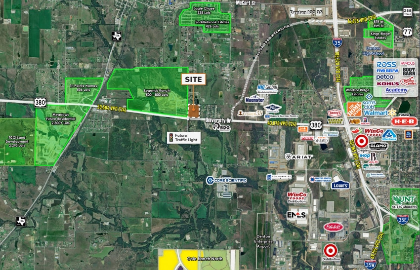 More Photos Of NEC Thomas J Egan Rd & US 380, Denton Land For Sale