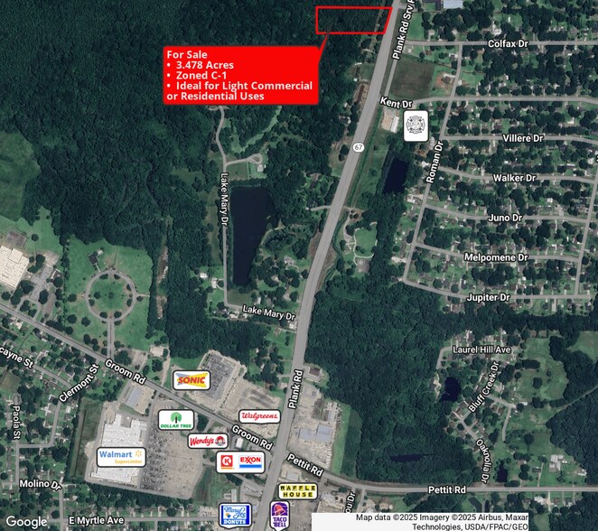 More Photos Of 15789 Plank rd, Baker Land For Sale