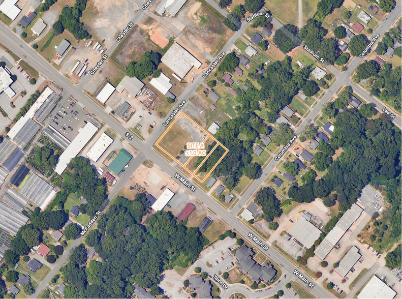 More Photos Of West Main Street & Lancaster Avenue, Rock Hill Land For Sale