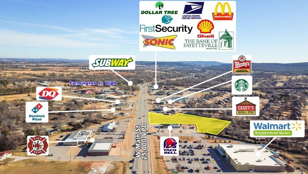 Primary Photo Of W Main St, Farmington Land For Sale