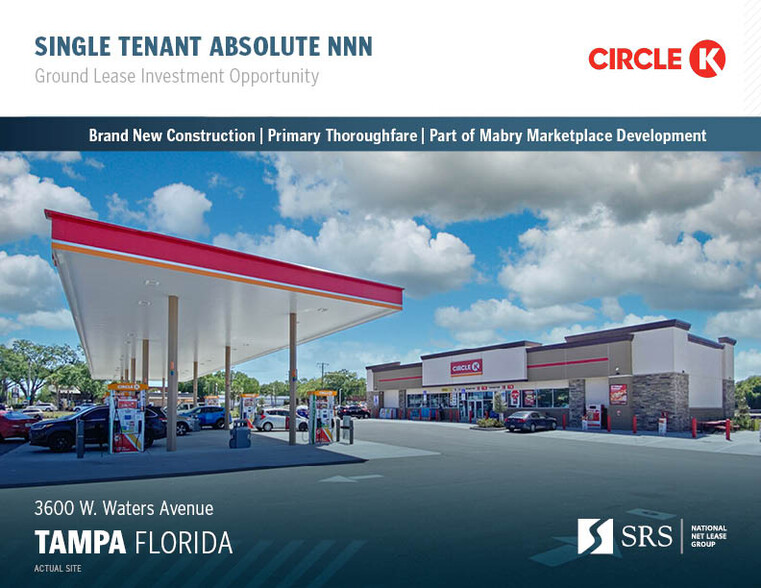 Primary Photo Of 3600 W Waters Ave, Tampa Service Station For Sale