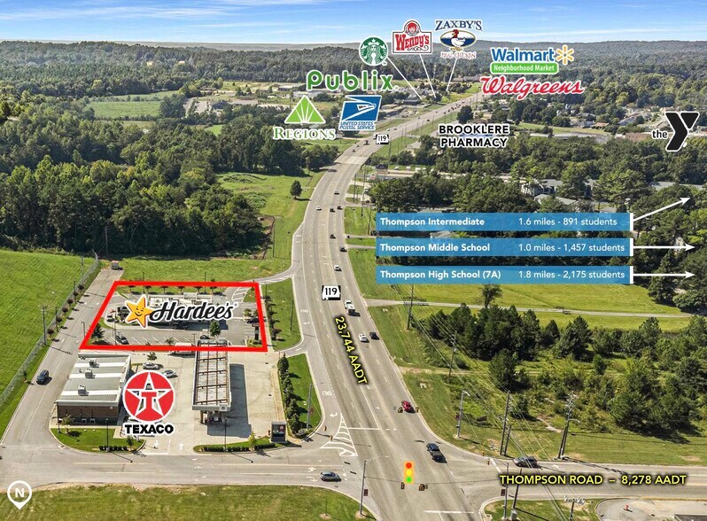 More Photos Of 9940 Hwy 119, Alabaster Fast Food For Lease