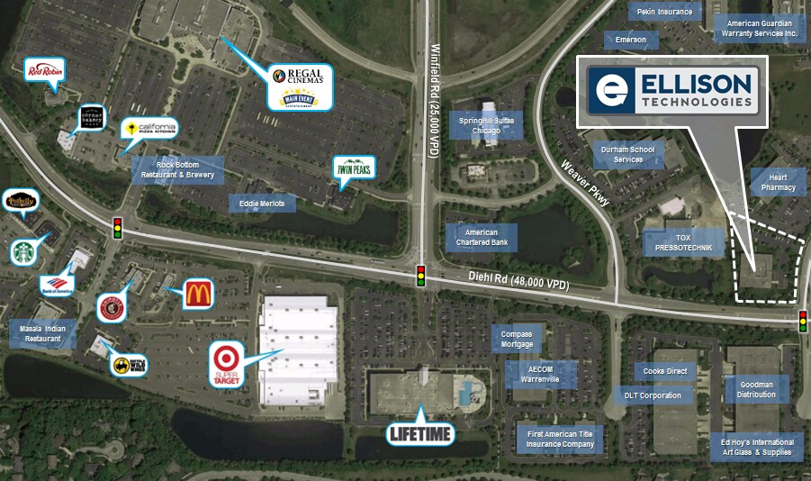 More Photos Of 4630 Weaver Pky, Warrenville Showroom For Lease