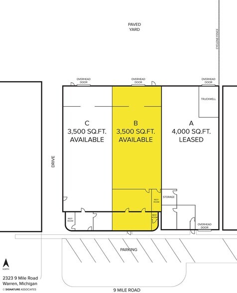 More Photos Of 2323 E 9 Mile Rd, Warren Warehouse For Lease