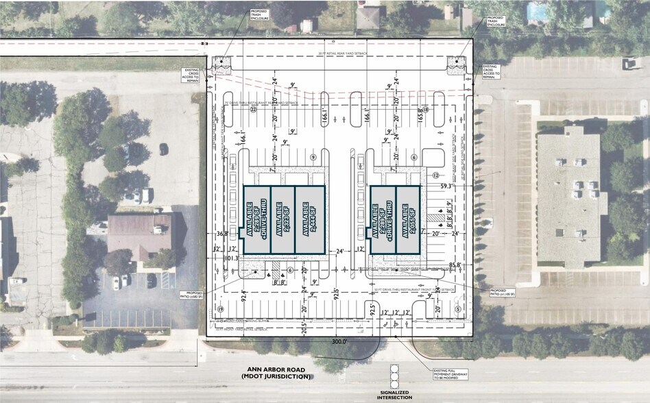 More Photos Of 40700 Ann Arbor Rd E, Plymouth General Retail For Lease