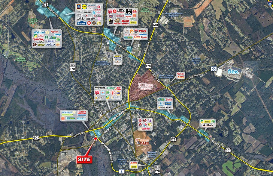 More Photos Of 480 Stonewall Jackson Blvd, Orangeburg Freestanding For Sale