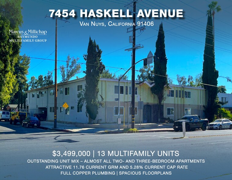Primary Photo Of 7454 Haskell Ave, Van Nuys Apartments For Sale
