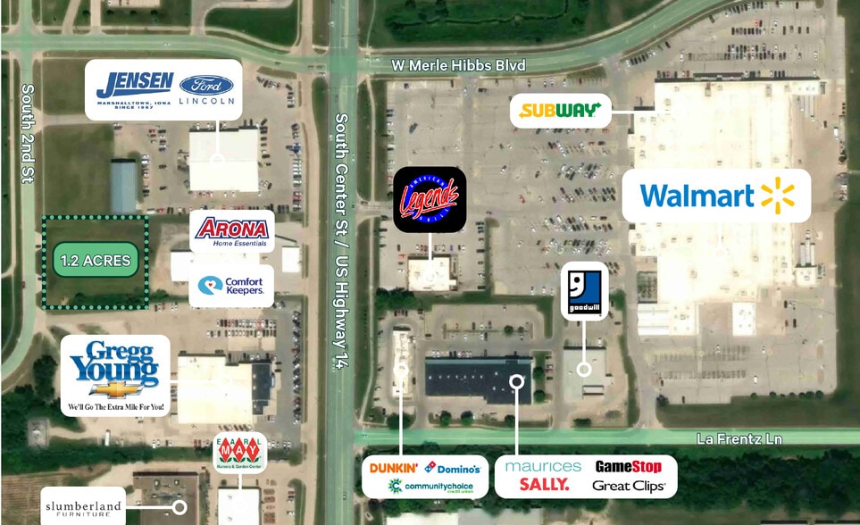 Primary Photo Of 2802 S Center St, Marshalltown Land For Lease