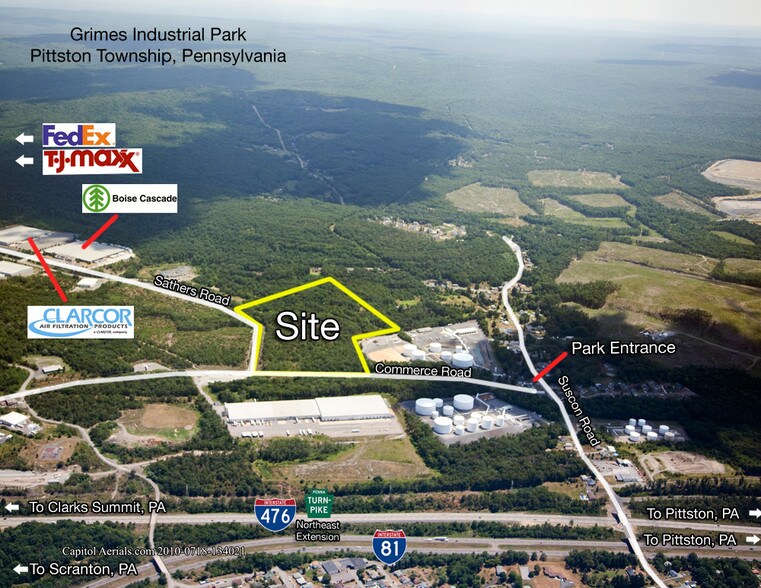 More Photos Of Sathers Drive & Commerce Rd, Pittston Township Land For Sale