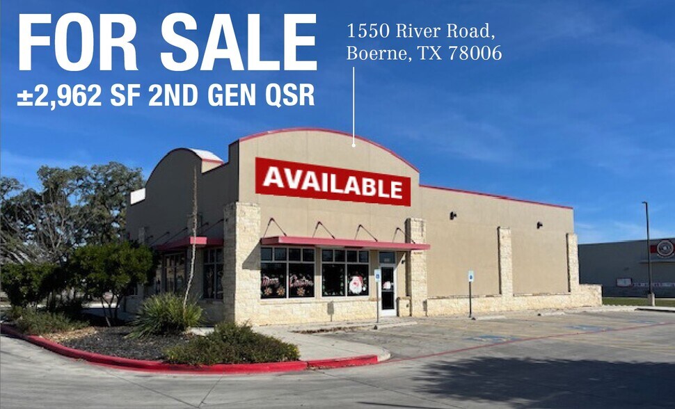 Primary Photo Of 1550 River Rd, Boerne Fast Food For Sale