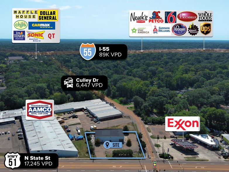 More Photos Of 5608 N State St, Jackson Freestanding For Sale