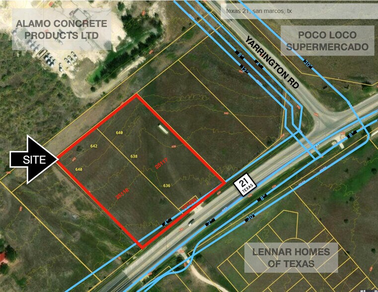Primary Photo Of TBD SH21 @ CR159, San Marcos Land For Sale