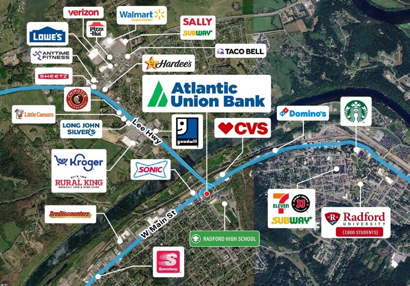 More Photos Of 50 W Main St, Radford Bank For Sale