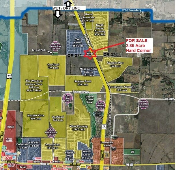 More Photos Of NWC State Highway 5 & CR 371, Anna Land For Sale