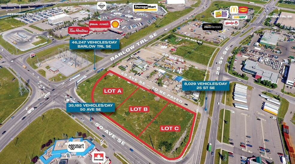 More Photos Of 2525 49 Av SE, Calgary Land For Sale