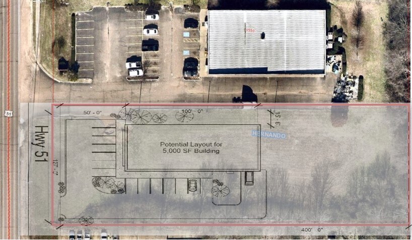 More Photos Of 1.19 Highway 51, Hernando Land For Sale