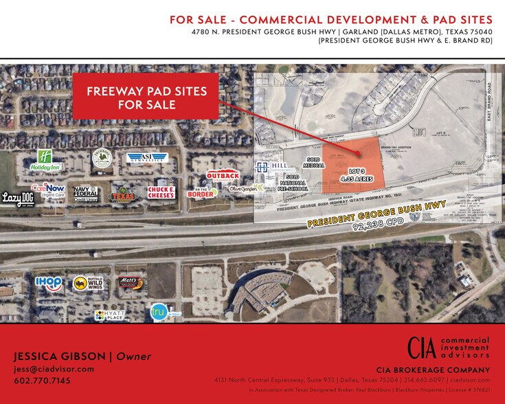 Primary Photo Of 4780 President George Bush hwy, Garland Land For Sale
