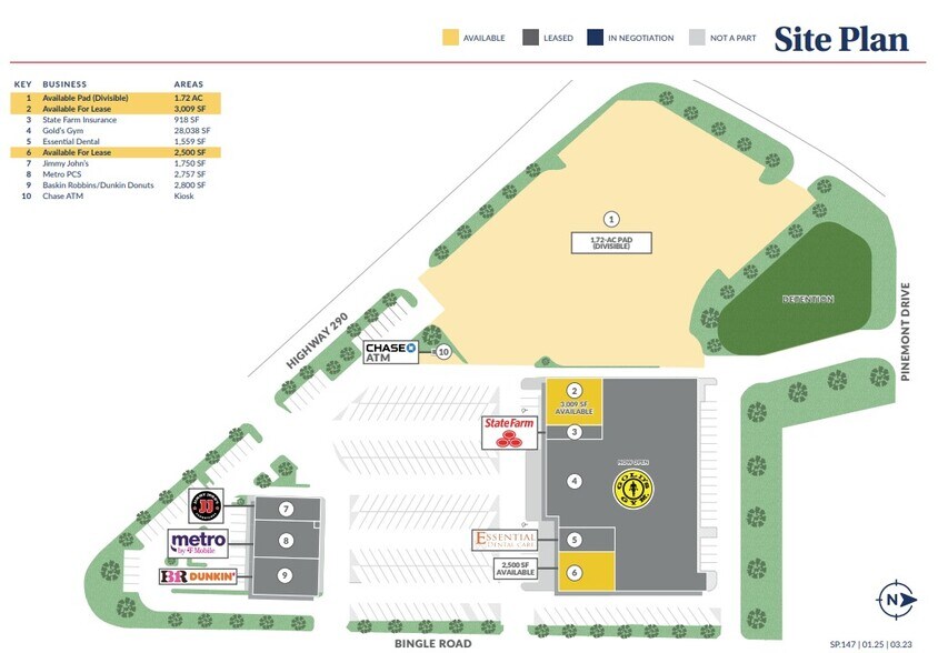 More Photos Of NEQ of U.S. Highway 290 and Bingle Road, Houston Land For Lease