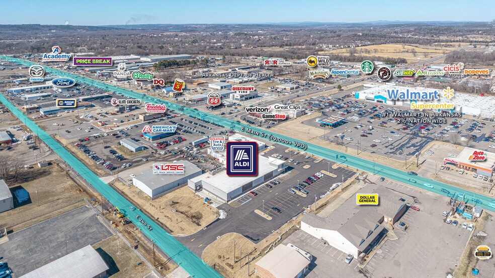 More Photos Of 2400 E Main St, Russellville Freestanding For Sale