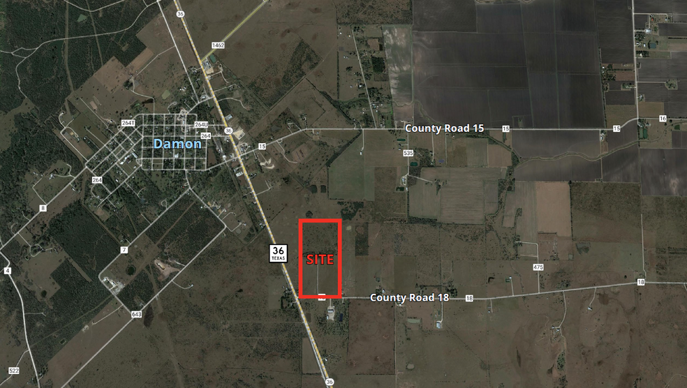 Primary Photo Of Hwy 36 & County Rd 18, Damon Land For Sale