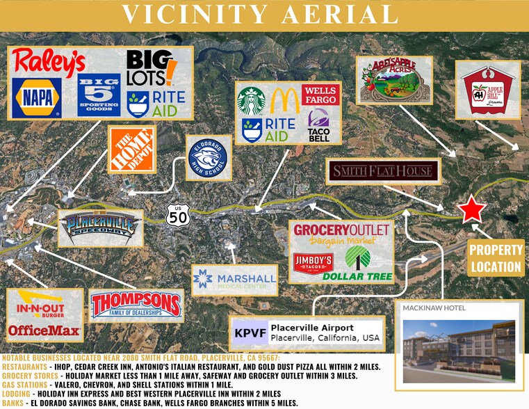 More Photos Of 2740 US-50, Placerville General Retail For Sale