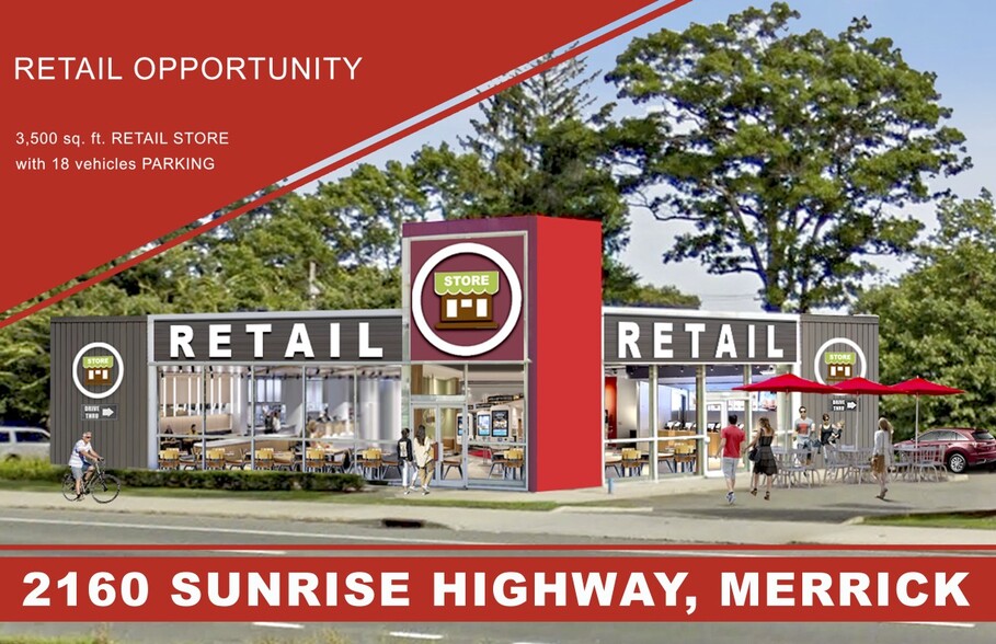 Primary Photo Of 2160 Sunrise Hwy, Merrick General Retail For Lease