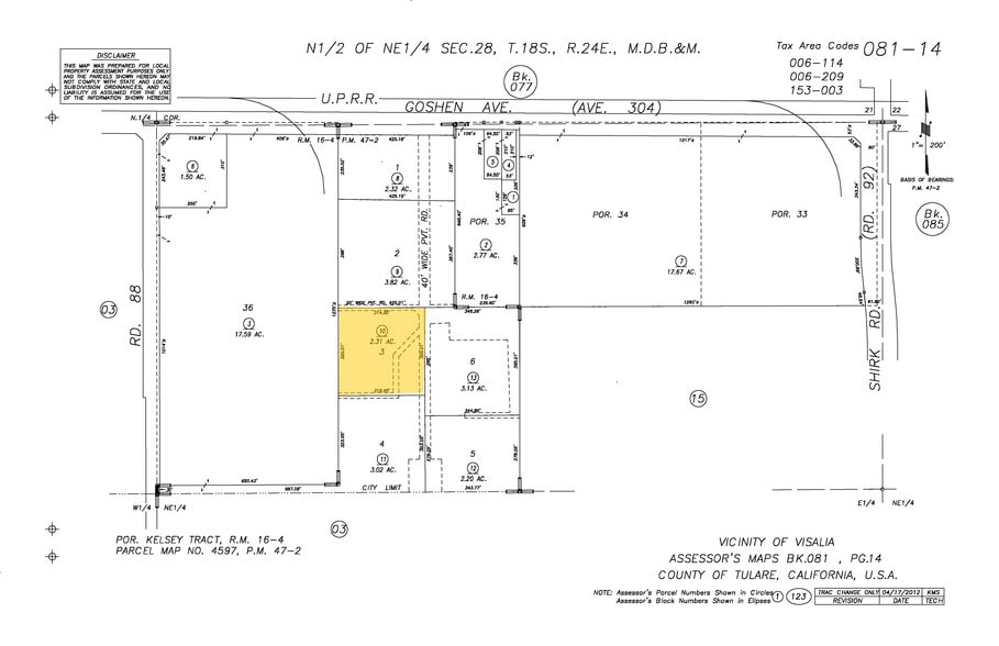 More Photos Of 7345 W Goshen Ave, Visalia Warehouse For Lease