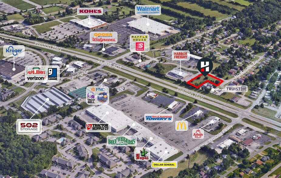 Primary Photo Of 12100 Standiford Plaza Dr, Louisville Land For Sale