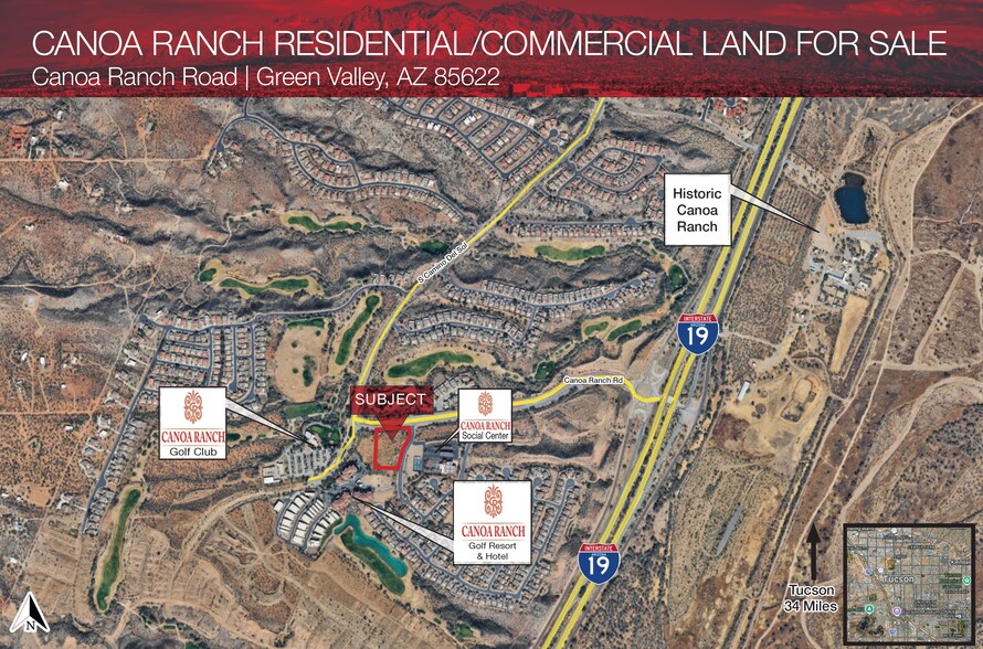 Primary Photo Of SE Canoa Ranch & Camino Del Sol, Green Valley Land For Sale
