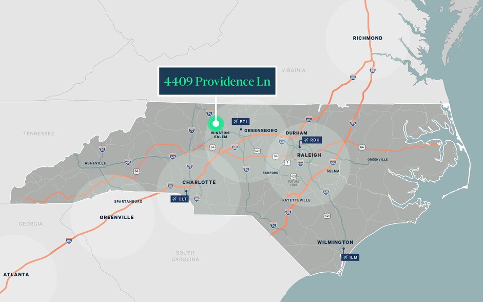 More Photos Of 4409 Providence Ln, Winston-Salem Warehouse For Lease