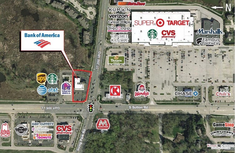 Primary Photo Of 705 Sutton Rd, Streamwood Bank For Sale