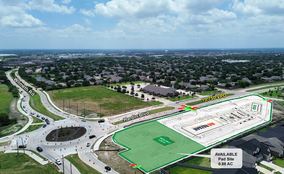 More Photos Of SWQ of Wilmeth Rd & Hardin blvd, McKinney Storefront For Lease