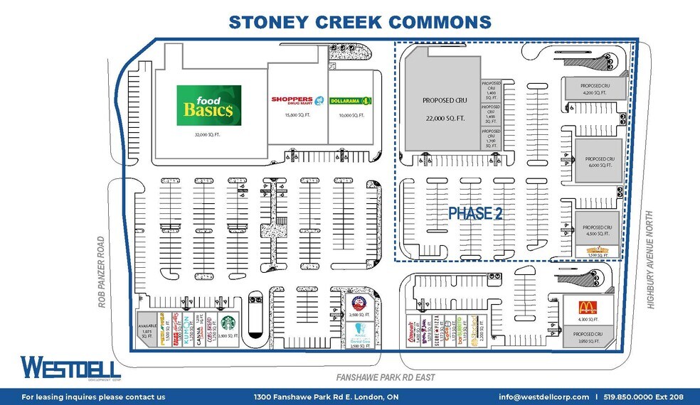 Primary Photo Of 1300 Fanshawe Park Rd E, London General Retail For Lease
