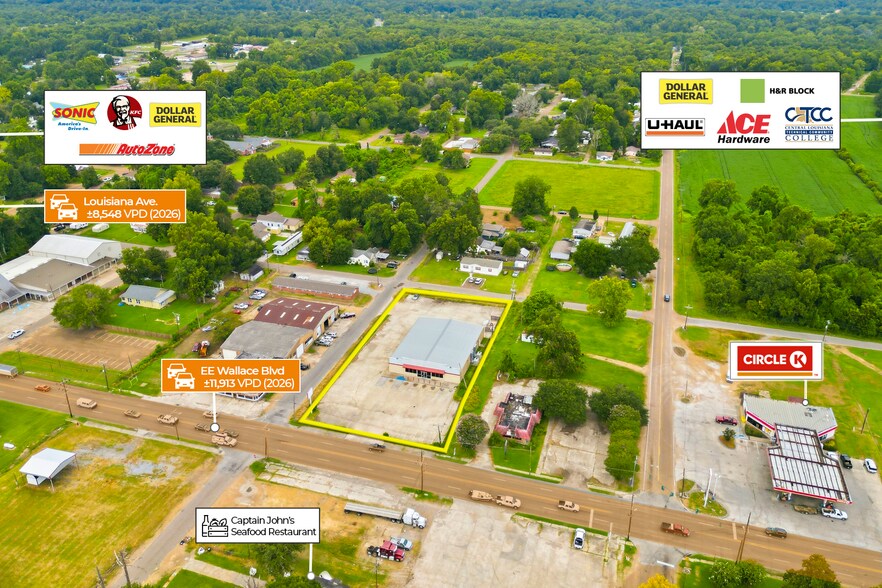 Primary Photo Of 504 N EE Wallace Blvd, Ferriday Storefront For Sale