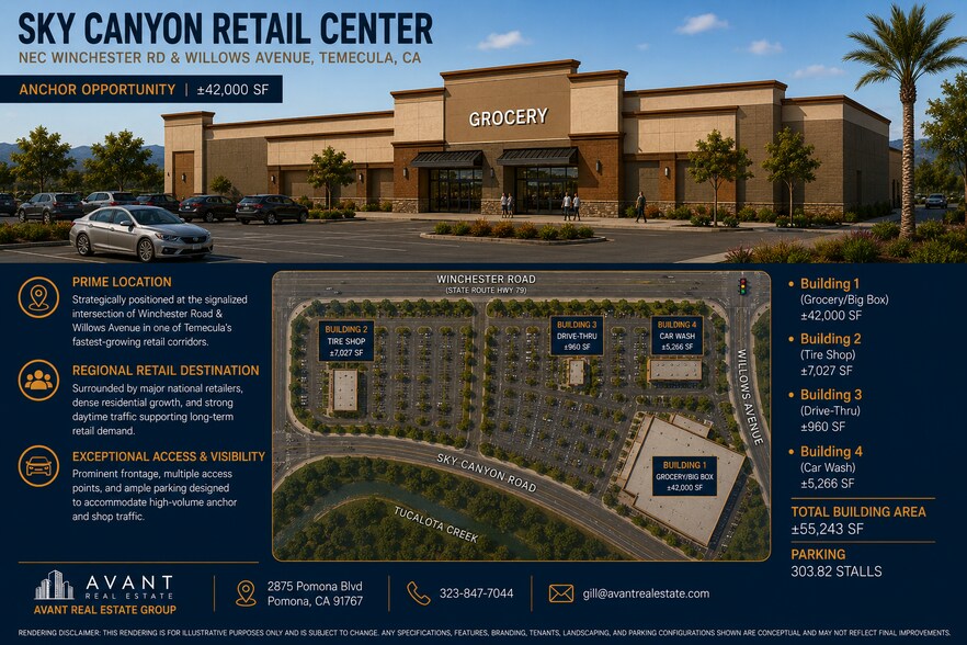 More Photos Of N.E.C. at Winchester Road & Willows Avenue, Temecula Land For Lease