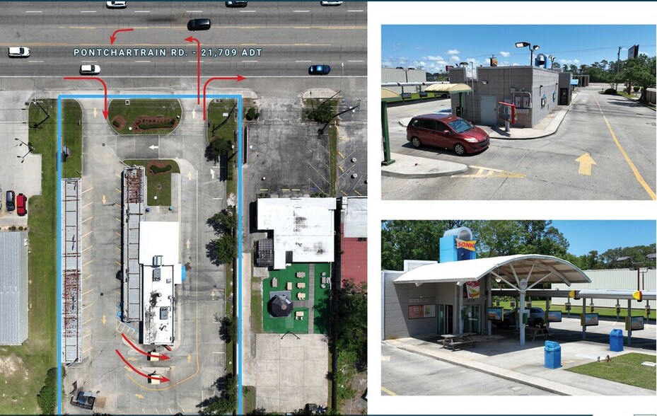 Primary Photo Of 3225 Pontchartrain Dr, Slidell Fast Food For Sale