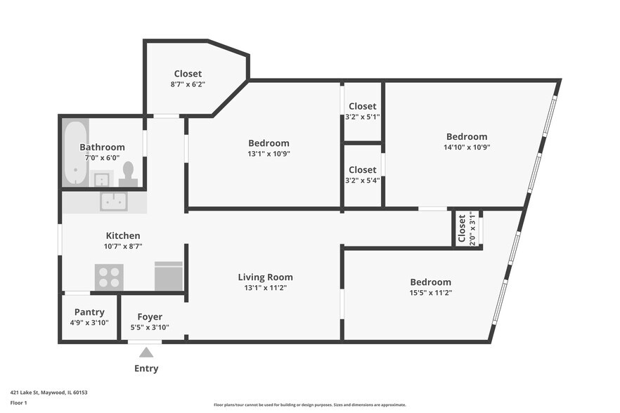 More Photos Of 417-421 Lake St, Maywood Storefront Retail Residential For Sale