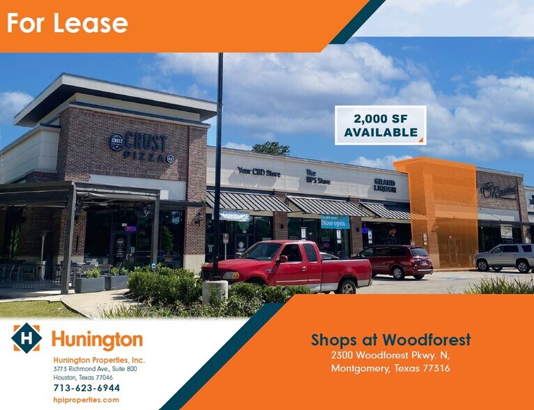 Primary Photo Of 2300 Woodforest Pky, Montgomery Storefront For Lease