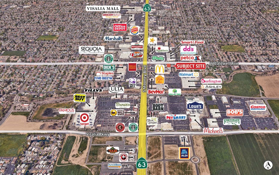 More Photos Of 1917 W Caldwell Ave, Visalia Freestanding For Lease