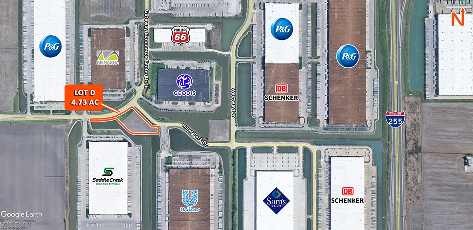 Primary Photo Of Gateway Commerce Dr E and Inner Park Dr, Edwardsville Land For Sale