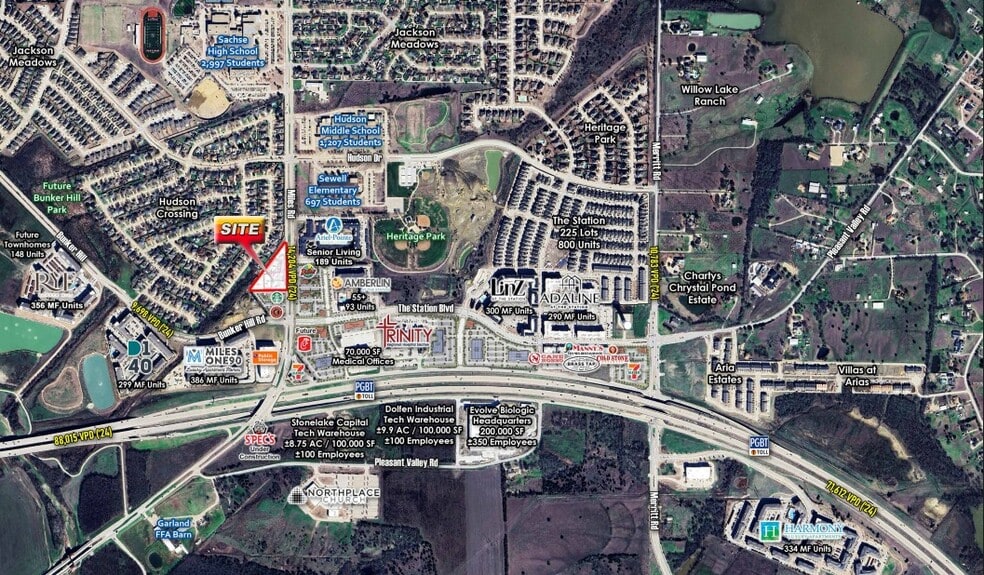 Primary Photo Of NWQ of Miles Rd & Bunker Hill, Sachse Land For Sale